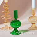 transparent Glass Candlestick votive candle holders bulk